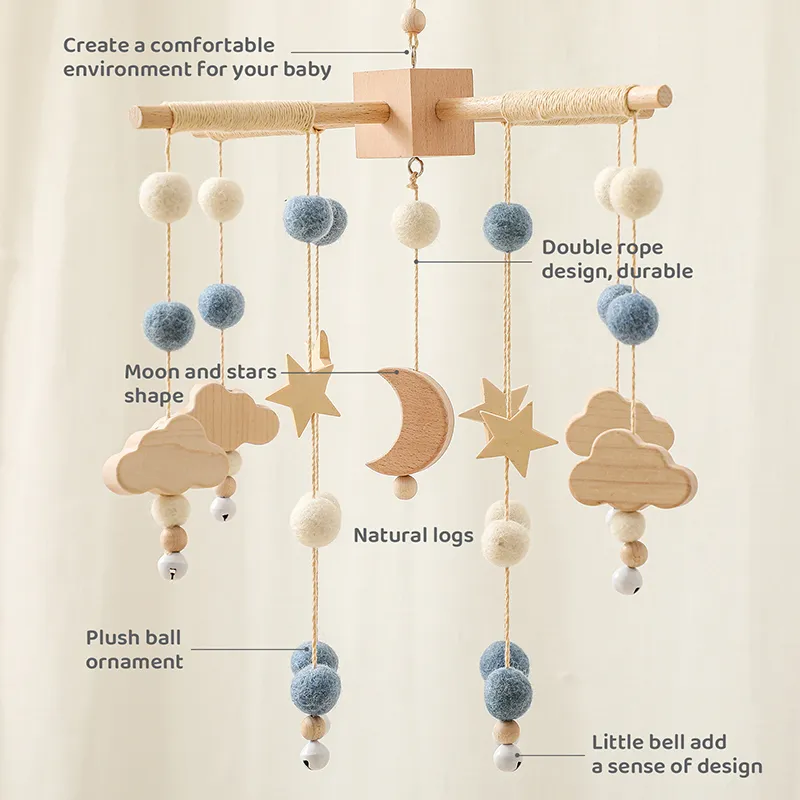 Baby Rasseln Krippe Mobiles Spielzeug Halter Drehbare Mobile Bett Glocke Spieluhr Projektion 012 Monate geboren Säugling Baby Spielzeug Geschenke 220531