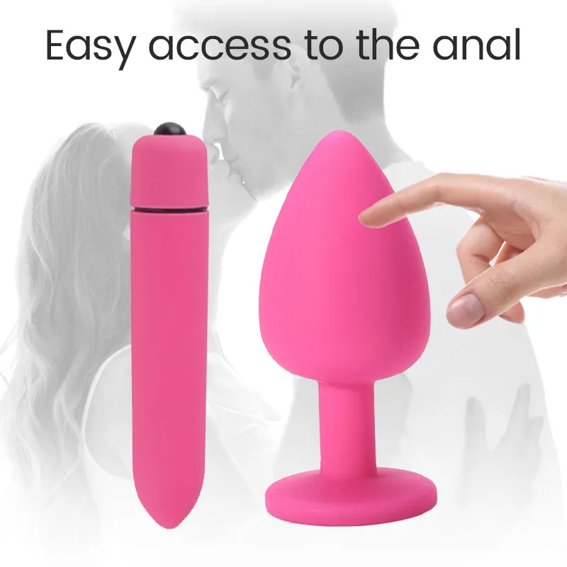 Anal Plug Butt sexy Jouets Dames Doux Silicone Vagin Vibrateur Marchandises Pour Adultes Outils Femelles Masturbation