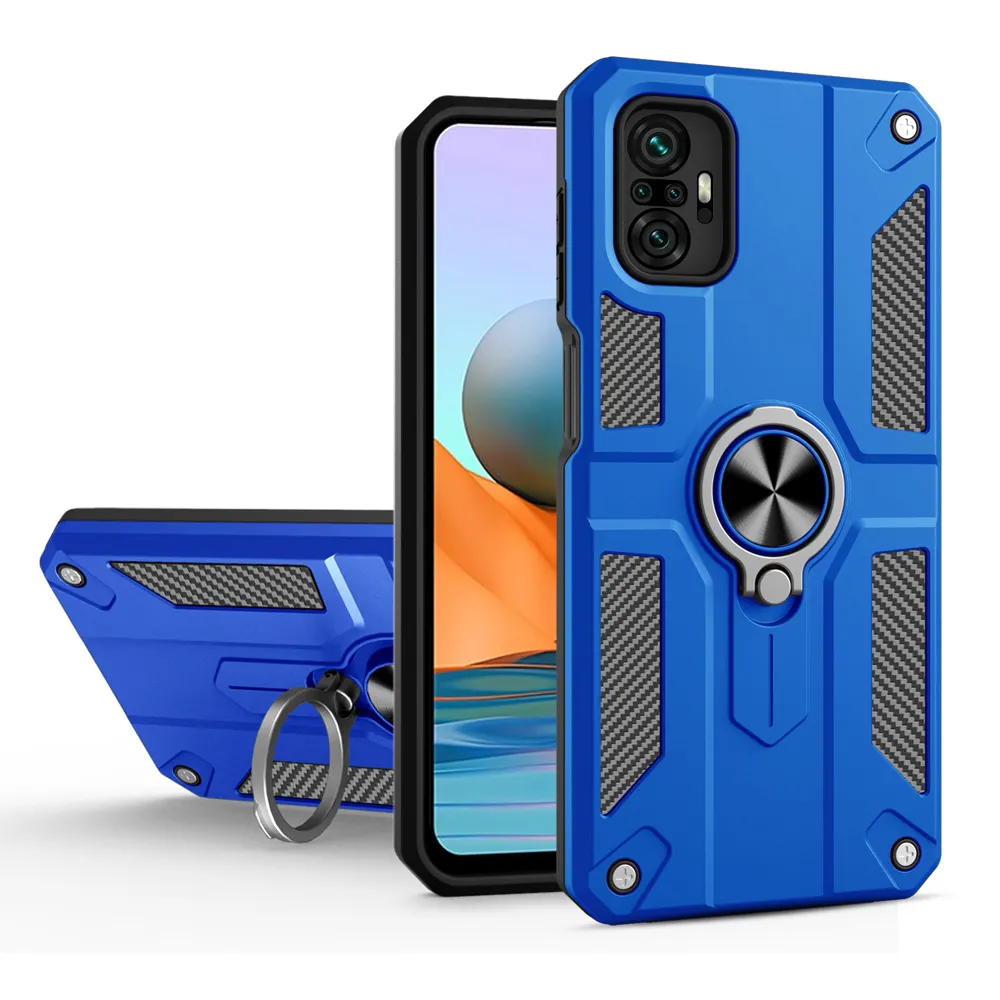 Magnetischer Metallring, stoßfeste Standhüllen für Xiaomi Redmi Note 10s 9 10 Pro Redmi 8 8a 9 9a 9c Backcover Coke Deep