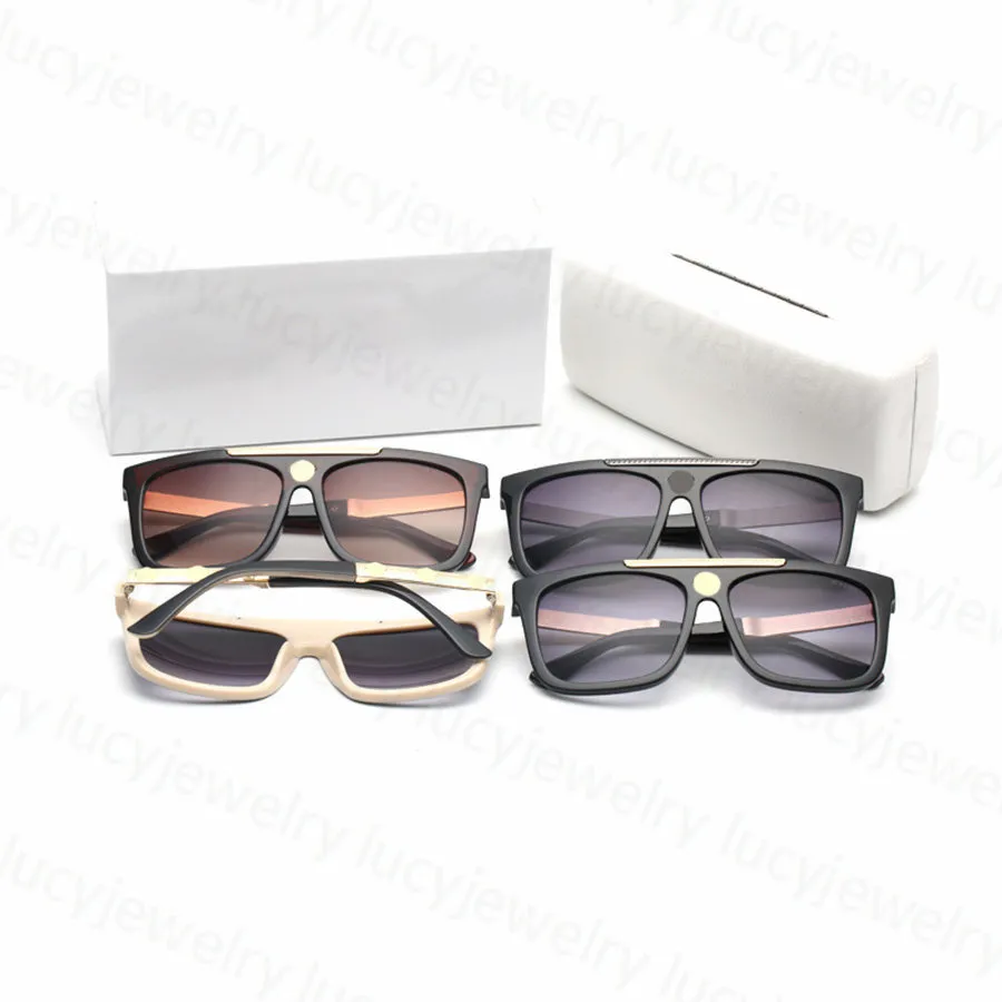 Gafas de sol de diseñador Gafas de sol polarizadas para hombre Rectángulo Adumbral Moda Clásico Anteojos de mujer es Alta calidad216b