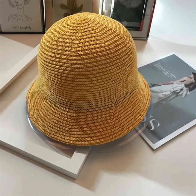 Milk Silk breathable fisherman hat female Korea version of the Japanese fashion can be folded bucket hat WS-2908 G220418