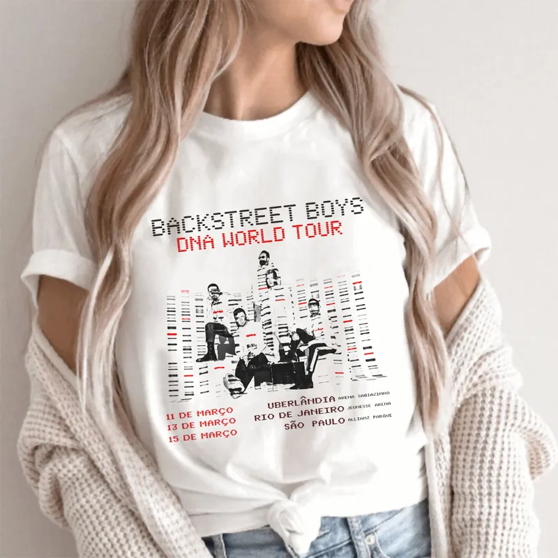 كان من المفترض أن أتزوج من Backstreet Boy Summer Harajuku Graphic Crive Top Woman Fashion White Crop Top Women Camisetas Mujer 220511