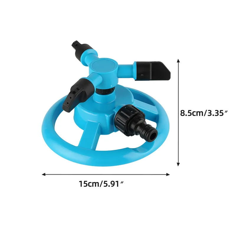 Système de gicleurs d'eau de pelouse de jardin rotatif automatique à 360 degrés raccord rapide buse fournitures d'irrigation 220813