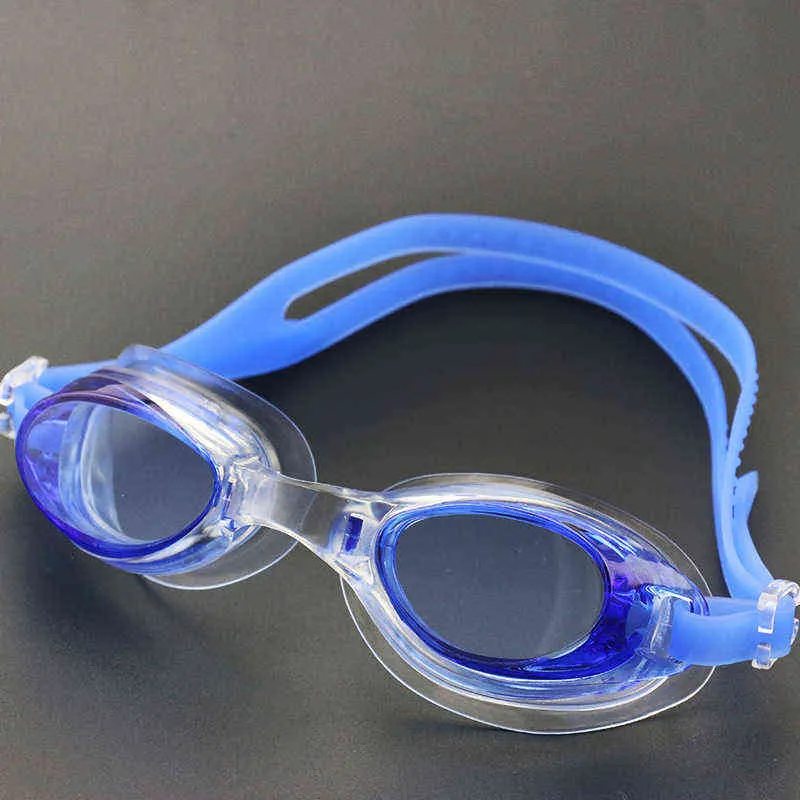 Professionelle Kinder-Schwimmbrille, Anti-Fog-Schwimmen, Kinderbrille, UV-farbige Linse, verstellbare Tauch-Schwimmbrille, Y220428