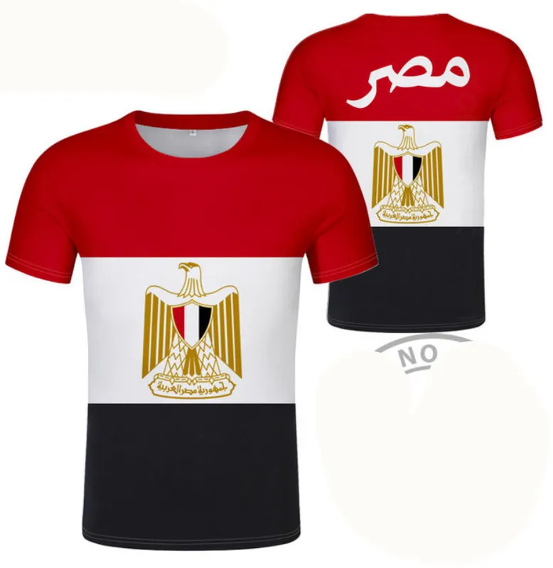 EGYPTE t-shirt personnalisé gratuit s nom numéro egy Tshirt nation drapeau par exemple république arabe arabe pays égyptien imprimer p o vêtements 220620