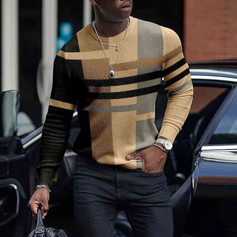 Hoogwaardige nieuwe modeontwerpermerken Luxury street Wear Sweater korte trui herfst winter casual jumper heren kleding L220730