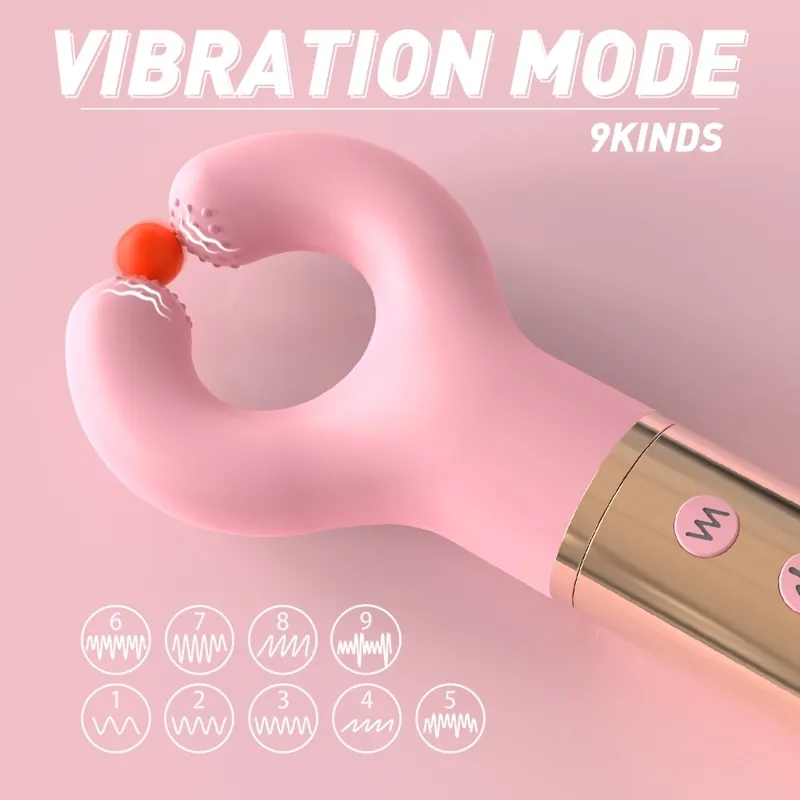 Vibromasseur point G à 9 fréquences, masseur de Stimulation puissant, Rechargeable, jouet sexy pour adultes, pour femmes et Couples