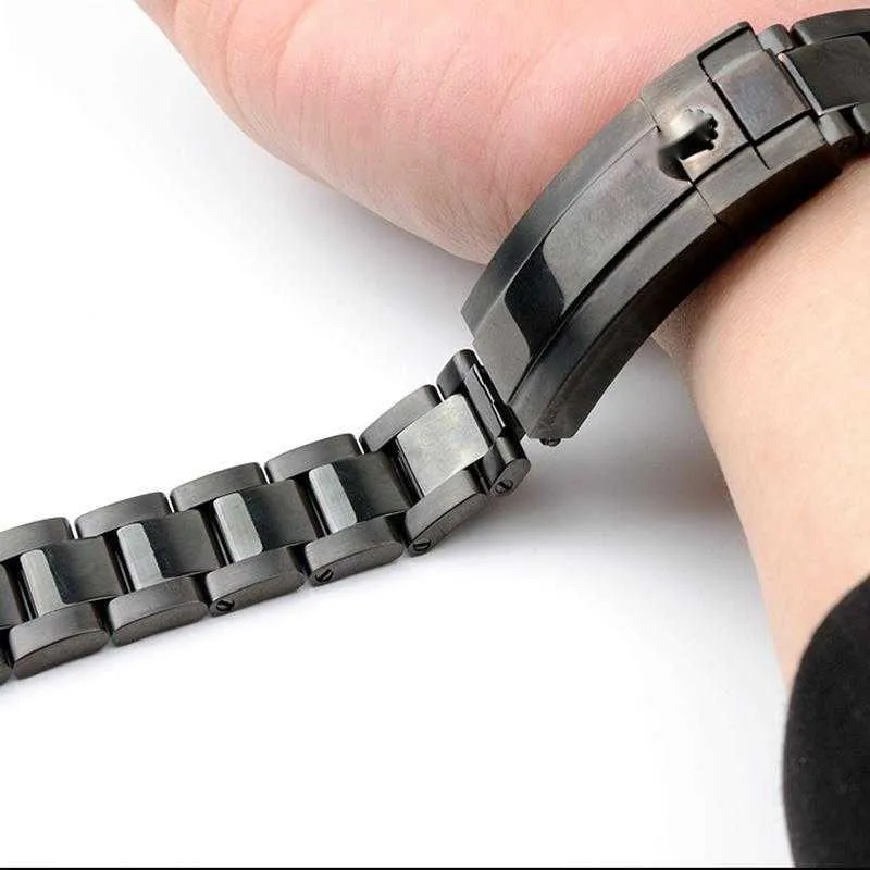 Bracelets de montre en acier inoxydable pour SOLEX Water Ghost, 20mm 22mm, accessoires de montre de remplacement, bracelet en métal à la mode, WatchBand223c