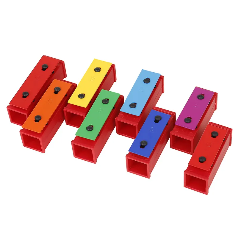 8 Note Xylophone Main Cloche Coloré Percussion Bébé Jouet Éducatif Enfants Musical Cadeau De Noël Enfants Instrument Jouets 220817