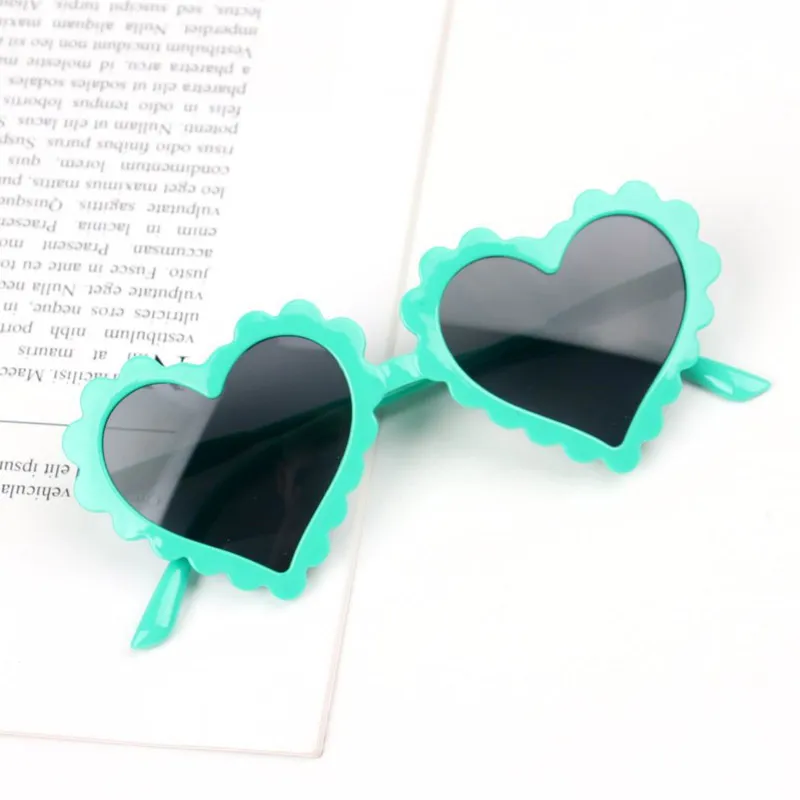 Heart Kids Sunglasses Girls Sun Glasses Baby Children Orange Red Shades Fashion Products Trends 220705