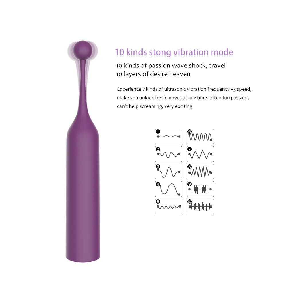 Kobieta Masaż wibrator Av Wand Waterproof Waterproof Female G Spot Clit Stymulator Dorosły Seksowne zabawki dla kobiet