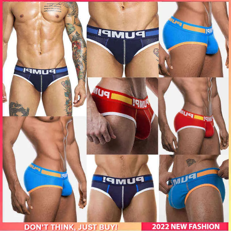 comfortabele sexy man ondergoed korte mannen onderboren nieuwe katoenen innerwear gay slipje jockstrap heren briefs sexi t220816