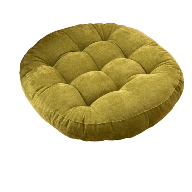 Cuscino Cuscino Decorativo Inyahome Spessore Tufted Rotondo Sedia Da Terra Cuscino Sedile Cuscino Da Meditazione Yoga Soggiorno Divano Balcone Ou270s