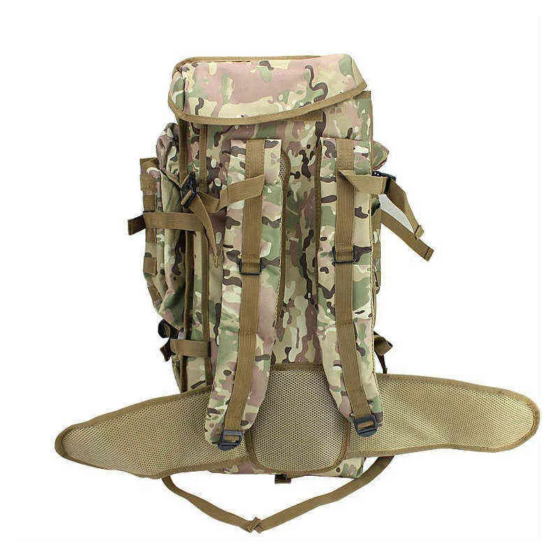 60L Militär taktisk ryggsäck Airsoft Rifle Bag Waterproof Rucksack Outdoor Travel Treking Climbing Camping Assault Knapsack T226219636