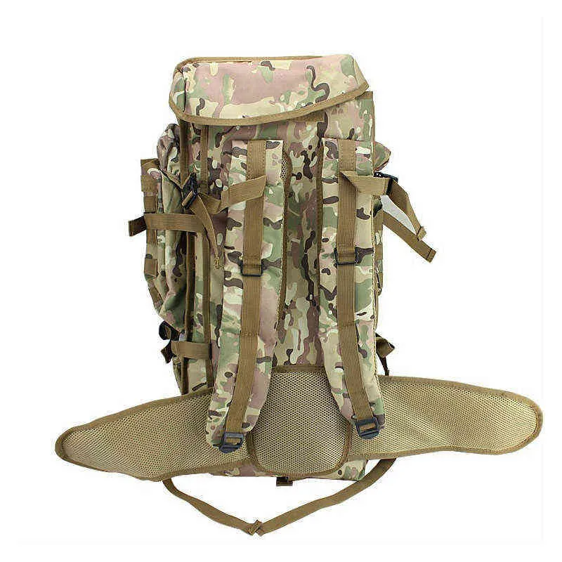 60L Militaire Tactique Sac À Dos Airsoft Fusil Sac Étanche Sac À Dos En Plein Air Voyage Trekking Escalade Camping Assaut Sac À Dos T220801