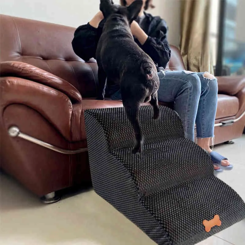 3 warstwy drabiny zwierząt domowych dla psów schody domowe dla psów drabina RAMP Portabowana drabina wspinaczkowa dla małego psa Kota Pet upuszcza H7216935