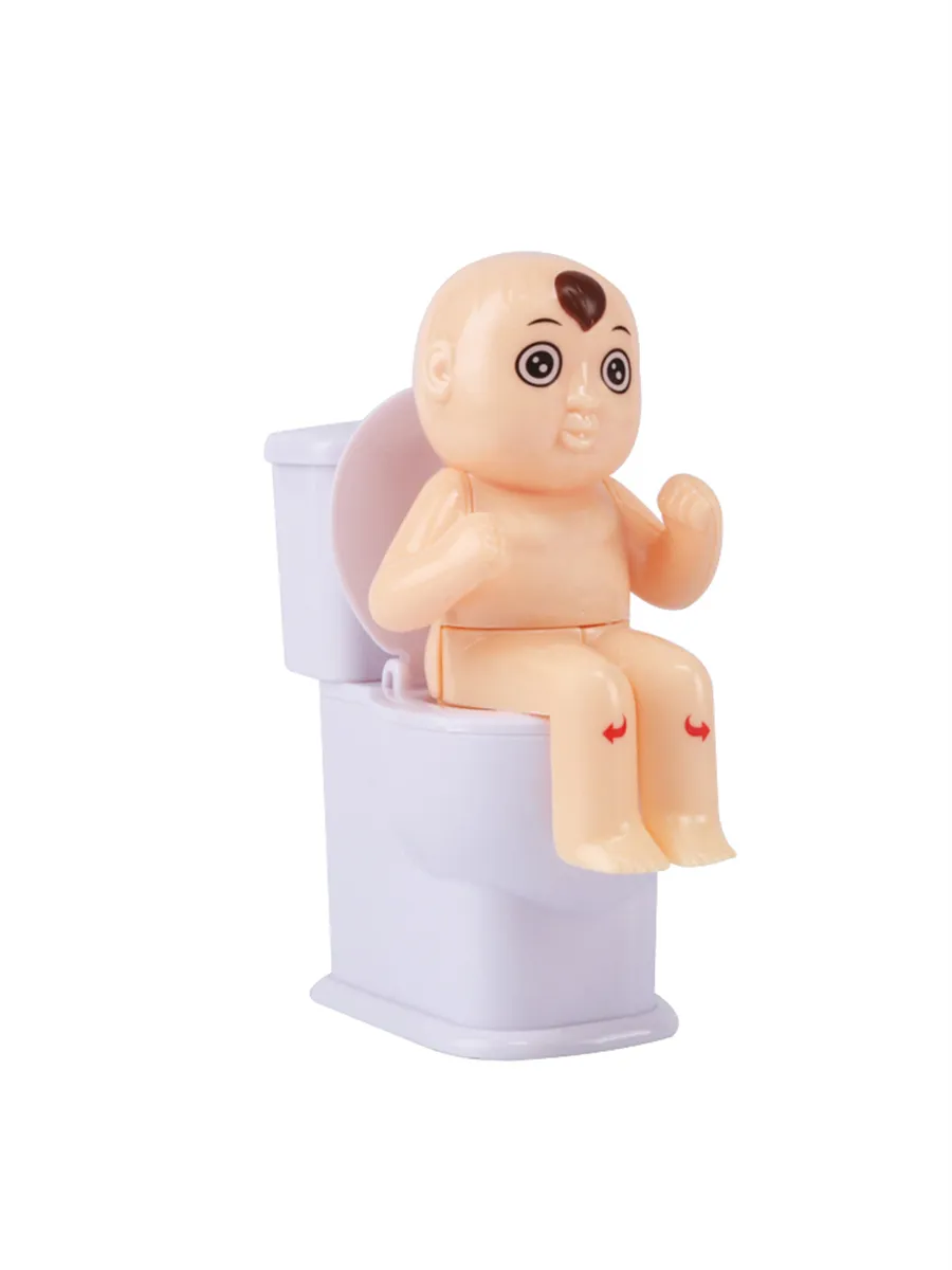 DHL Tricky Funny Dekompressionsspielzeug Unterhaltungsspray-Toilette Neues seltsames Squirting-Puppenspielzeug