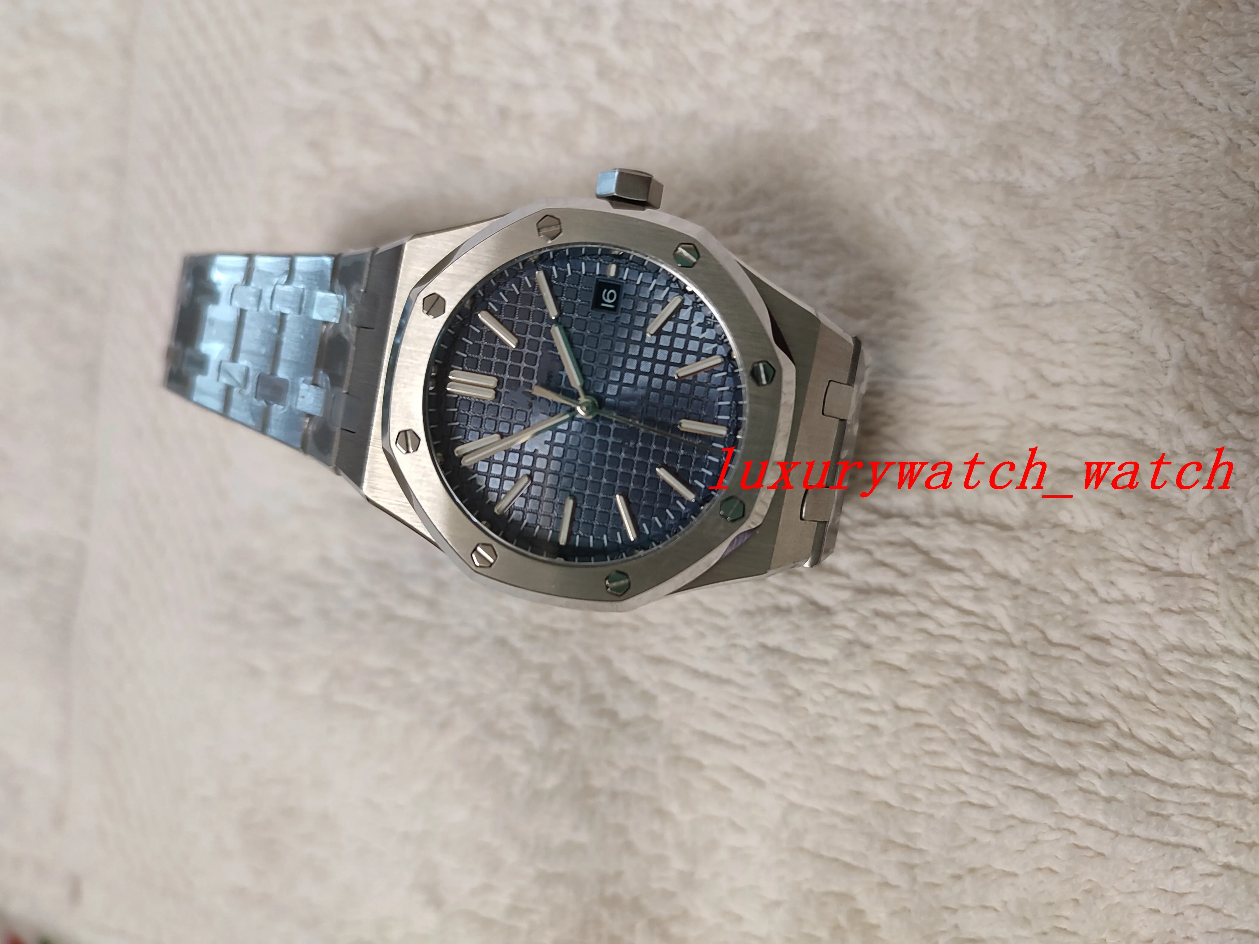 Luxury Watch Men Ultra Thin Quartz Bewegung 15202st 00 1240st 01 Blau 39 mm und automatische Bewegung Herren Armbandwatch 299t