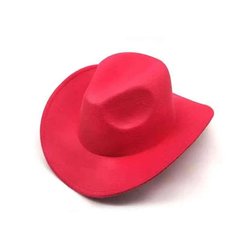 Designer Trucker Straw Cowboy Hat Man Woman Top Roll Brim Retro Riding Wool Felt Western Cowboy4462679