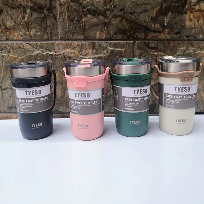 Thermos Mug Beer Water Bottle Cup Stainless Steel Tumbler Thermal Coffee Insulated Isothermal Cold Travel Gourd Drinking 220509