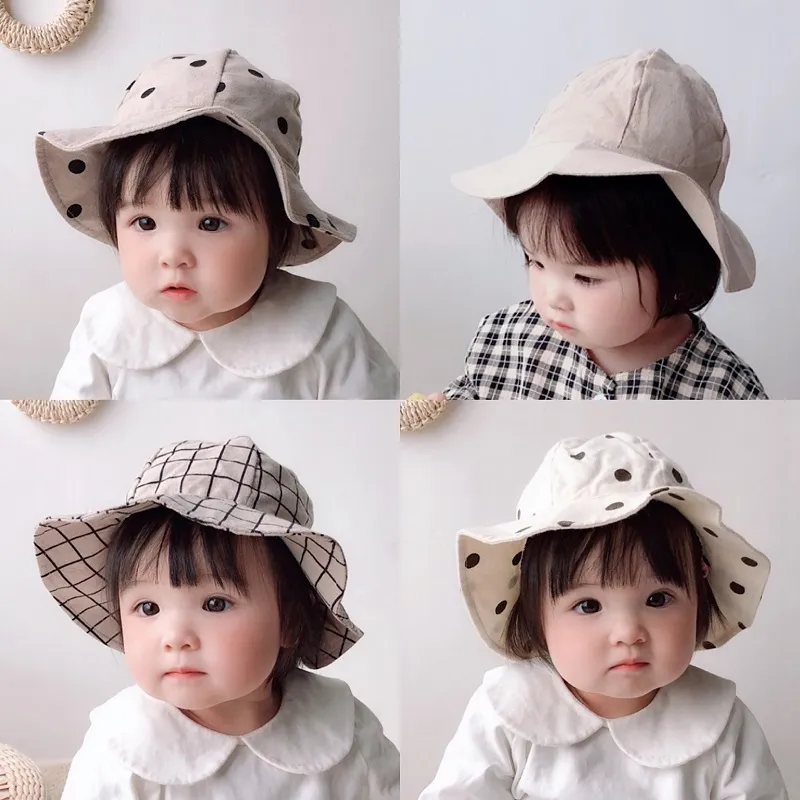 قبعة الصيف الأطفال Sanama Sun Hats Intant Toddler Beach Cap Sunbonnet Fedoras في الهواء الطلق في الهواء الطلق في الهواء الطلق الصياد بيني 220513