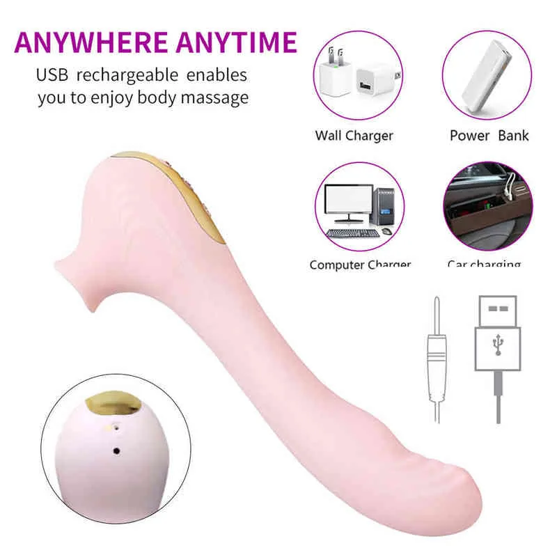 NXY vibrators femlae-vibrador succionador de cltoris para mujer juguetes masturbacin punto g vagina vibradora fuerte pezn lamer rpidamente 0408