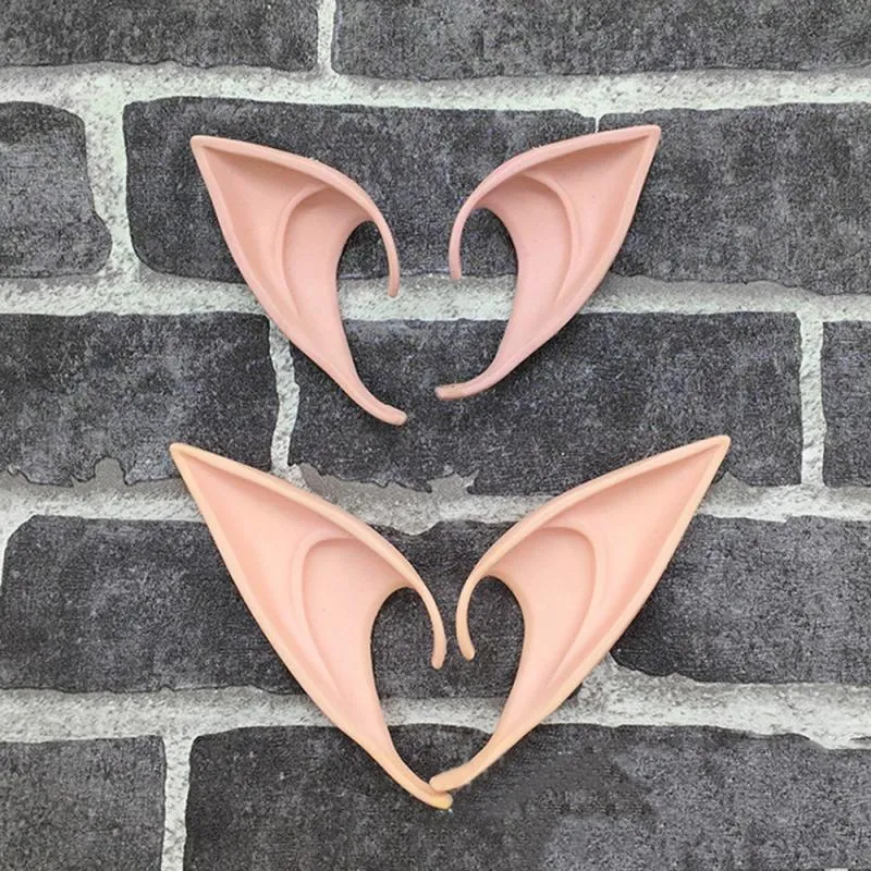 NEW Party Decoration Latex Ears Fairy Cosplay Costume Accessories Angel Elven Elf Ears Photo Props Adult Kids Toys Halloween Supply