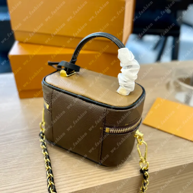 2022 Estuches de maquillaje Bolso de hombro Caja de tocador para mujer Estuche Vanity Pm Bolso SCOTT Mujeres Luxurys Diseñadores Bolsa Bolsas de cosméticos Monedero de diseñador