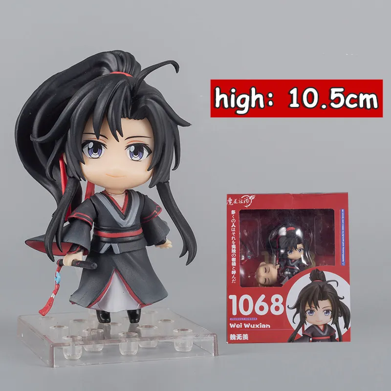 Mo Dao Zu Shi Anime Figur Spielzeug Wei Wuxian Yi Ling Lao Zu Figur Lan WangJi PVC Action Figure Q Ver. Sammlermodell-Spielzeugpuppe 220426