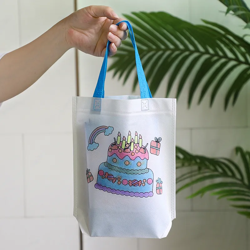 Экологичная сумка для дома «сделай сам», нетканая ткань с граффити, ручная роспись, ручная роспись, материал сумки C0614G102901
