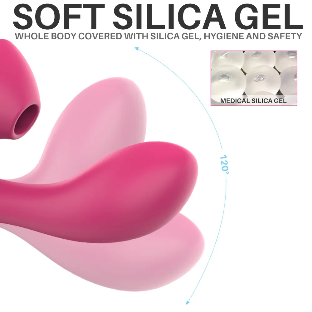 G-Spot Clit Sucker Vibratore Stimolatore del clitoride Masturbatore femminile Dildo Pene Giocattolo sexy le donne Mutandine Prodotto adulti