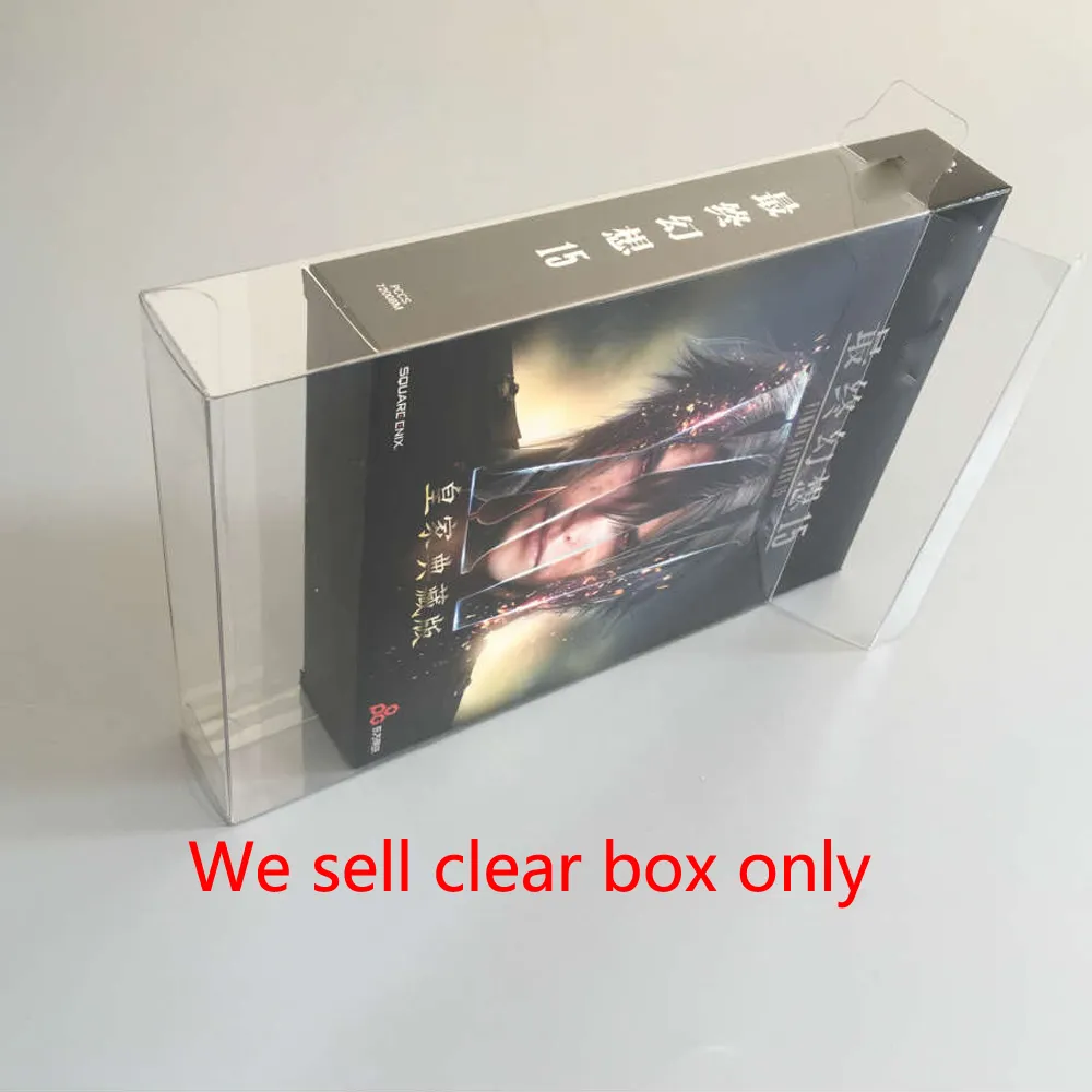 Box di visualizzazione trasparente animali domestici PS4 Final Fantasy 15 Game Storage Collection Box