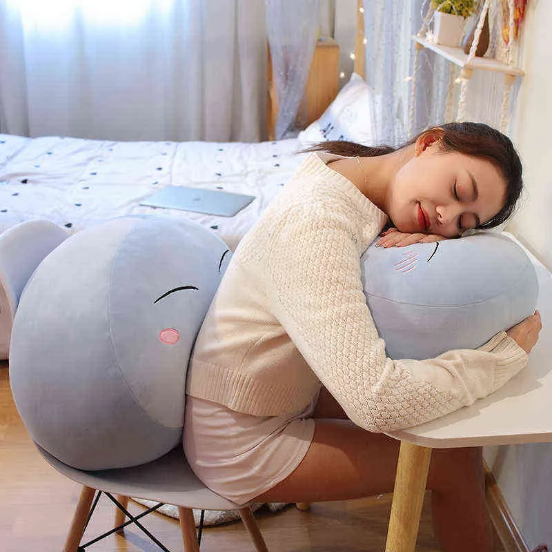 Игровая фигура Pop Blue Smart Theme Cuddle Cuddle заполненная круглая жирная подушка, бросьте горные игрушки рождения рождественский подарок, дети J220704