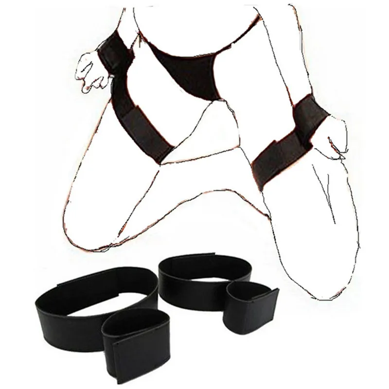 2021 Nuovi giocattoli sexy di arrivo coppia bondage manette cuffi caviglia a gamba aperta slave nylon