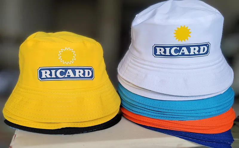 Moda Ricard Bucket S Men Women Cotton Cotton Outdoor Reversible Fisherman Caps Praia Pesca menina Chapeau Bob Hat PanamA 2206274743904