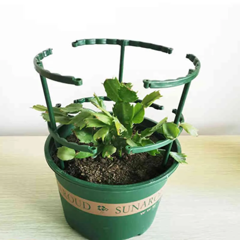 2/4/Plastic Plant Support Pile Stand for Flowers Greenhouse Arrangement Rod Holder Orchard Garden Bonsai Tool Invernadero