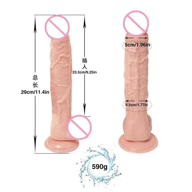 NXY Dildos Sugsimulering Penis Silikon Kvinna G Point Vibrator Flirtation Onani Vuxen Sex Produkter 0316