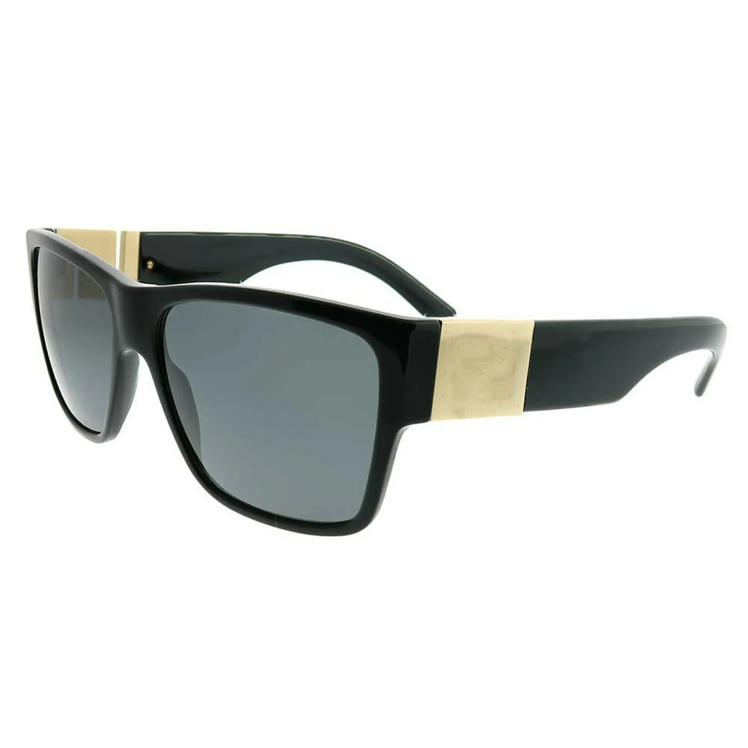 Neue 4296 schwarze Herren-Polarisations-Sonnenbrille, 59 mm, Designer-Quadrat-Sonnenbrille für Herren, Brillen, Glas, quadratische Rahmen, Linsen, wit266m