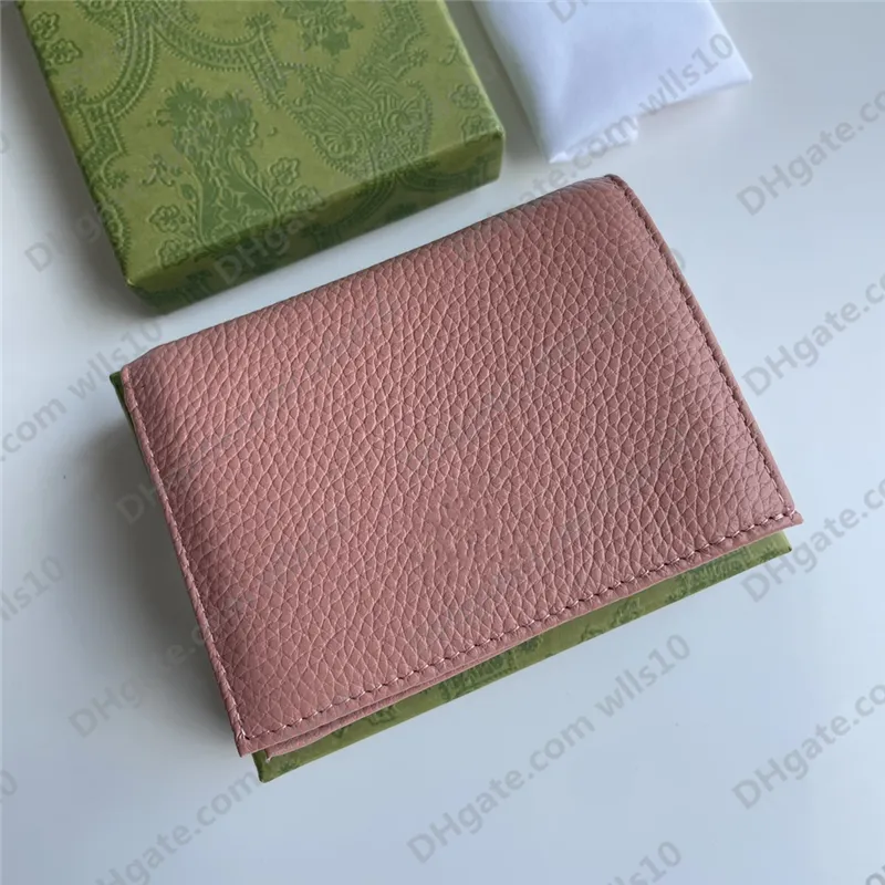 Hoge kwaliteit echt leer Luxe designer kaarthouders Portefeuilles herenmode kleine portemonnees houder Met doos Dames Sleutel handbags222v