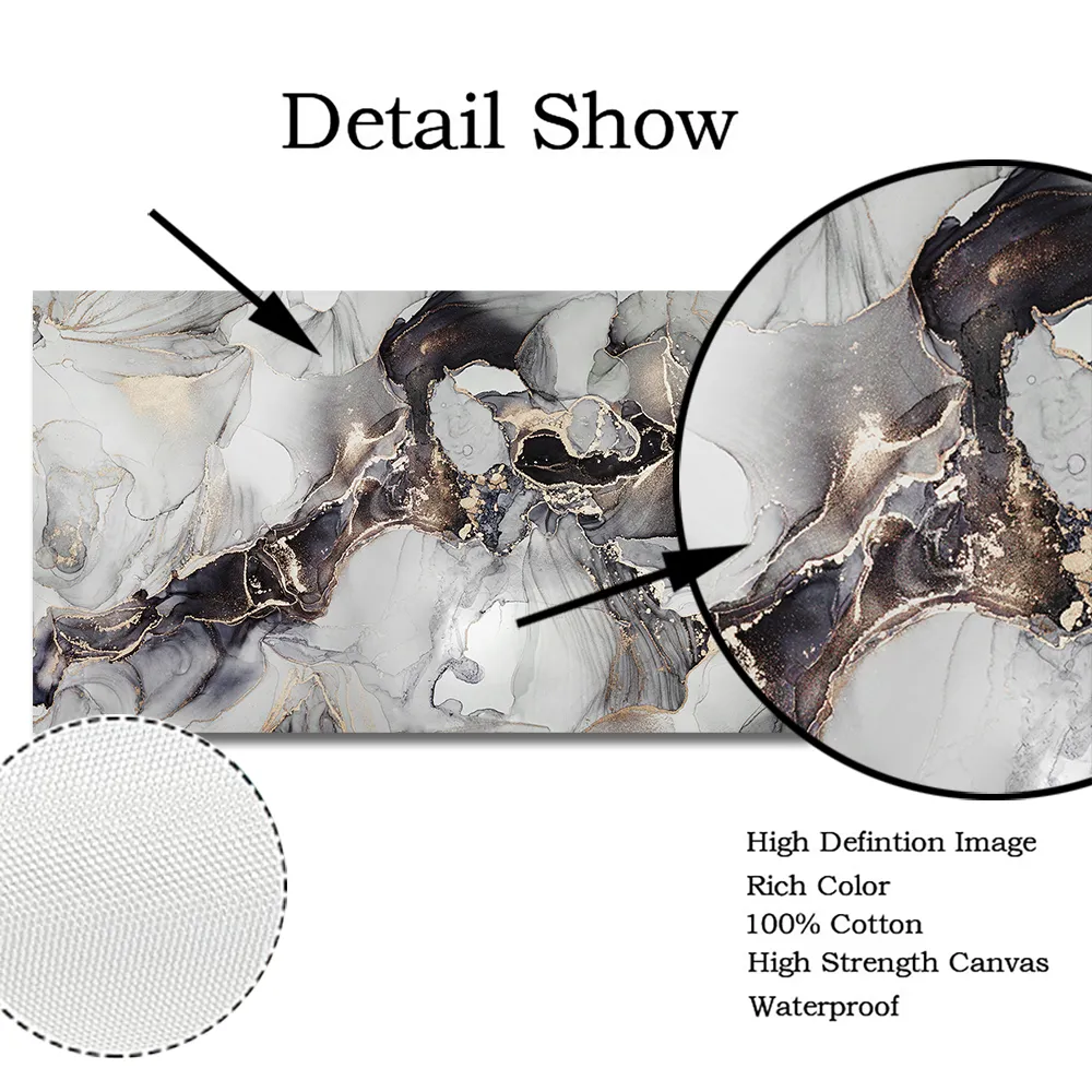 Современный абстрактный черный золотой роскошный плакат мраморной картинка масло картинка картинка картинка чернила Nordic Art Art