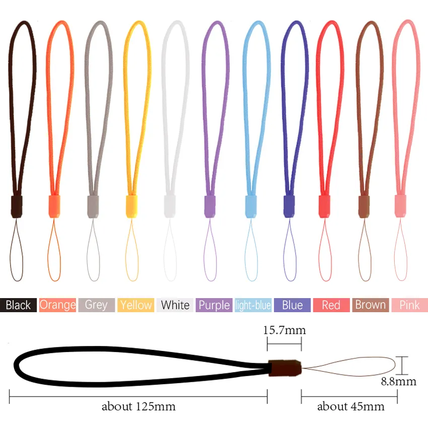 Manobra de punho da pulseira corda de corda do cord￣o para celas de c￢mera de c￢mera CARTￃO DE CARTￃO DE ID CARTￃO USB unidades flash