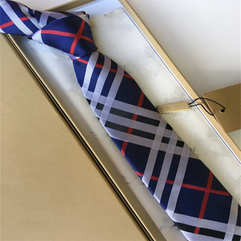 Luksusowe wysokiej jakości liter męski krawat jedwabny krawat czarny niebieski aldult jacquard impreza weselna firma tkana moda moda 240s