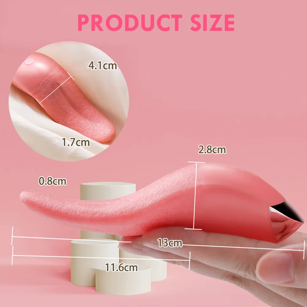 10 velocidade de lamber vibrador para mulheres g de clitóris de ponto Mini clitóris Toys sexy aquecimento 42 graus vibradores