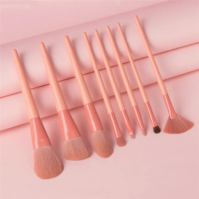 FLD 8st Makeup Brushes Set Professional Premium Synthetic Foundation Eye Shadow Eyebrow Blending Concealer Cosmetic Brush Tool 220722