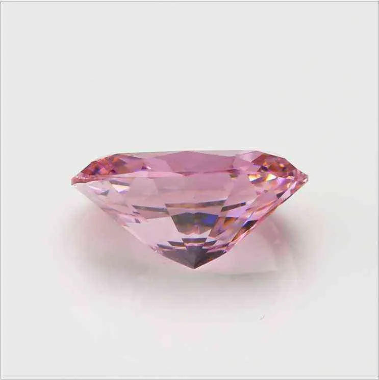 ENORME não aquecido 56,58 ct VVS rosa zircão 18X25mm corte oval AAAA + pedra preciosa solta H220423