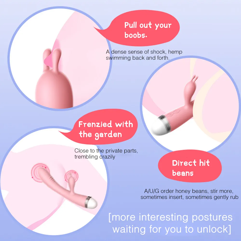 Кролик влагалище вибратор G Spot Clitoris сосок двойной стимулятор массажер фаллоимитатор сексуальные игрушки для женщин для женщин взрослые мастурбаторы