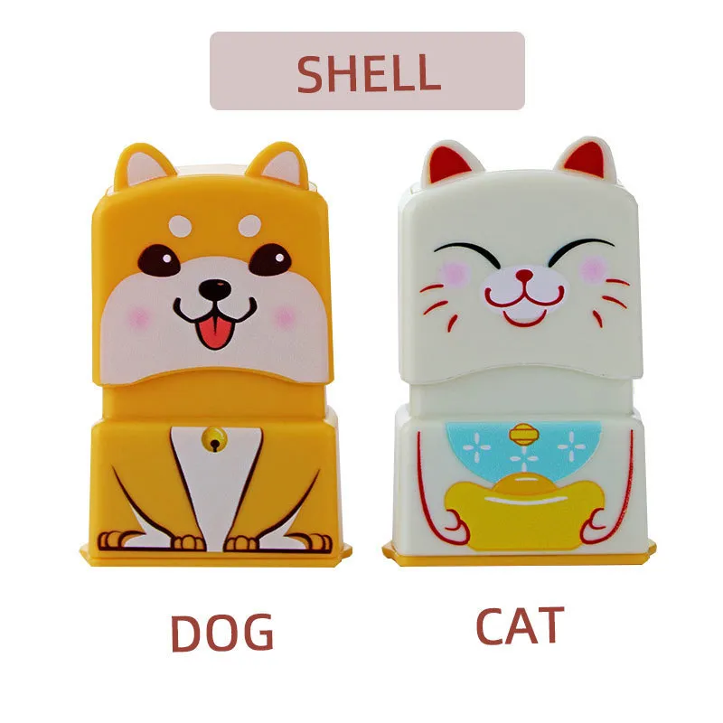 QITA Custom Stamp DIY Kinder Name Siegel Kleidung Kapitel für Schüler Kinder Tücher Aufkleber Baby Hund Katze 220622