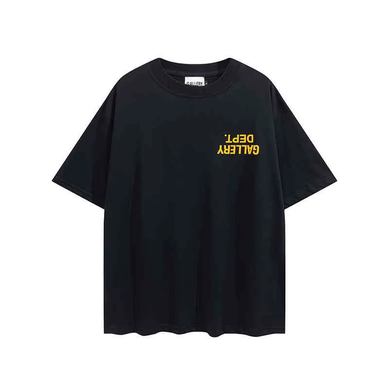 デザイナーTシャツメンズスウェットシャツギャラリーDEPTT GD HIGH STREET FOG AMERICAN AMERICAN BRADD逆プリント半袖TシャツQ958 MFNL