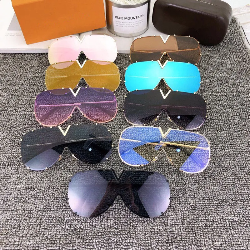 Gafas de sol de marco Menores Mujeres Diseñador de gafas de sol Luxury Polarizado Fuera de pretección UV anteo