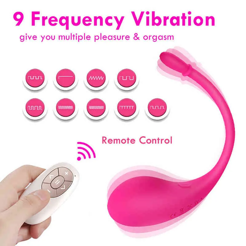 Nxy eieren kogels 9 snelheden vibrators g spot vibrerend vaginale ballen kegel bal clitoral stimulator orgasme masturbatie seksspeelt voor vrouwen 220509